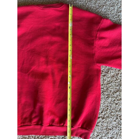 Vintage Taz NFL Kansas City Chiefs USA Made XL Red Crewneck Sweatshirt - Picture 8 of 9